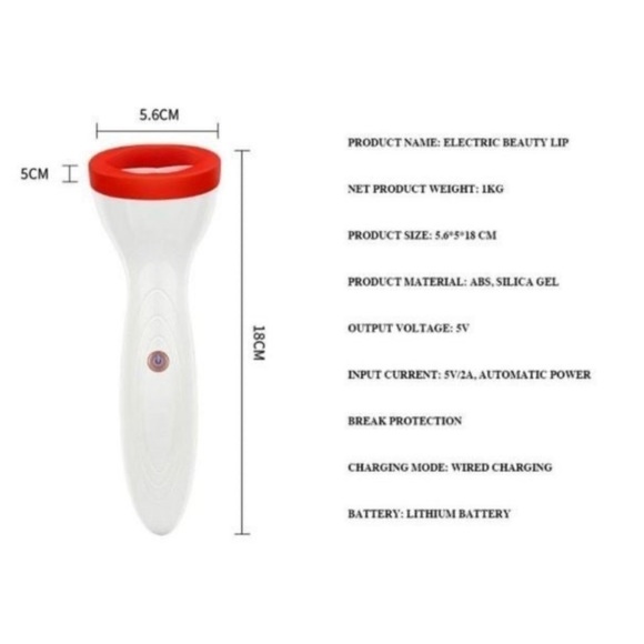 Lip Plumper Lip Enhancer Electric Silicone Lip Enhancer Tool Lip Artifact New - Picture 13 of 14